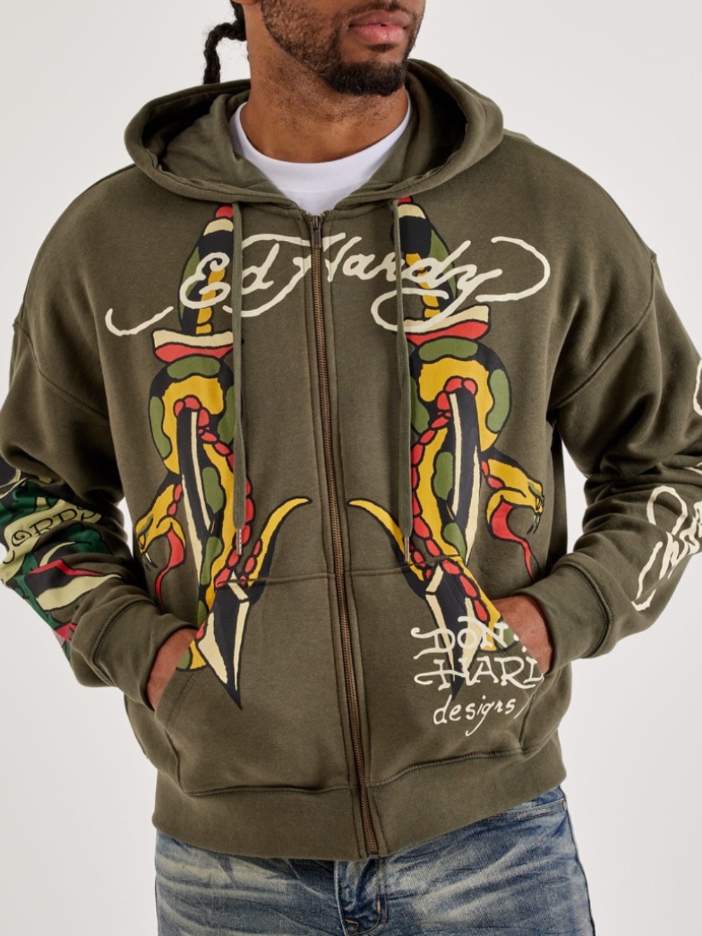 Ed Hardy Serpent Winner Takes All Jacket